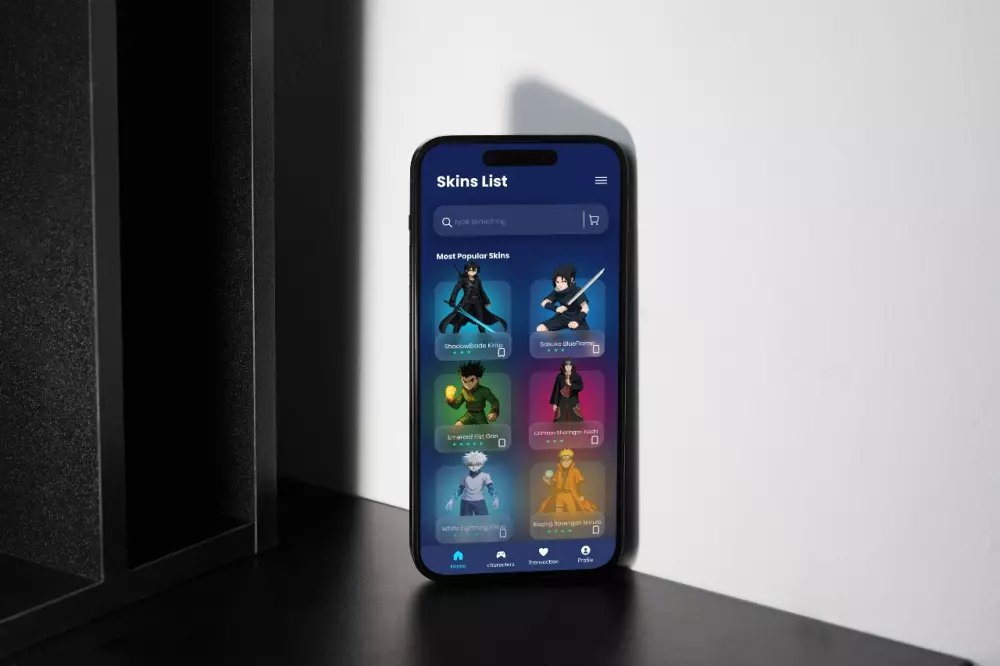 تصميم واجهات ألعاب احترافية بأسلوب أنمي جذاب وسهل الاستخدام