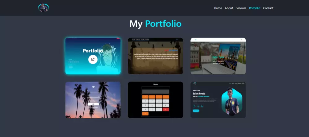 موقع تعريفي لك او لشركتك ( Portfolio )