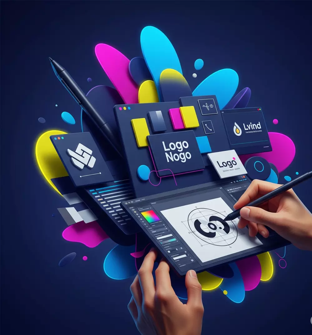 تصميم شعارات ولوجو بشكل محترف ودقيق يلفت الانتباه