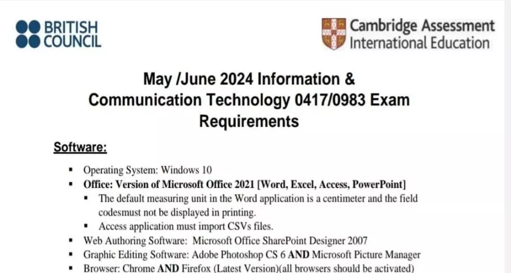 تعليم خاص للمساعدة فى حل امتحانات IGCSE-ICT