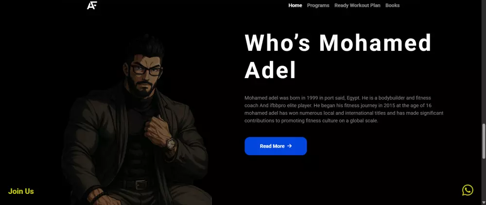 موقع بورتفوليو أنيق وسهل الاستخدام لعرض أعمالك