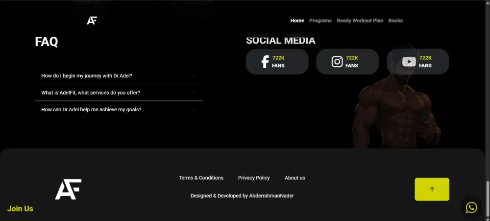 موقع بورتفوليو أنيق وسهل الاستخدام لعرض أعمالك