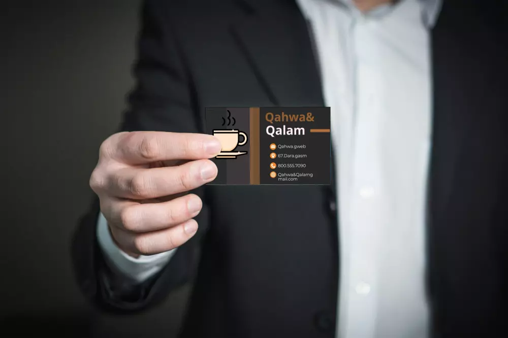 تصميم بطاقة عمل احترافية تعكس هويتك التجارية بأسلوب مميز