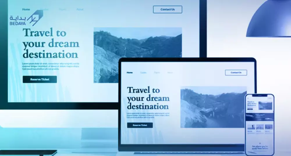 انشاء صفحات ويب متجاوبه مع كل الشاشات