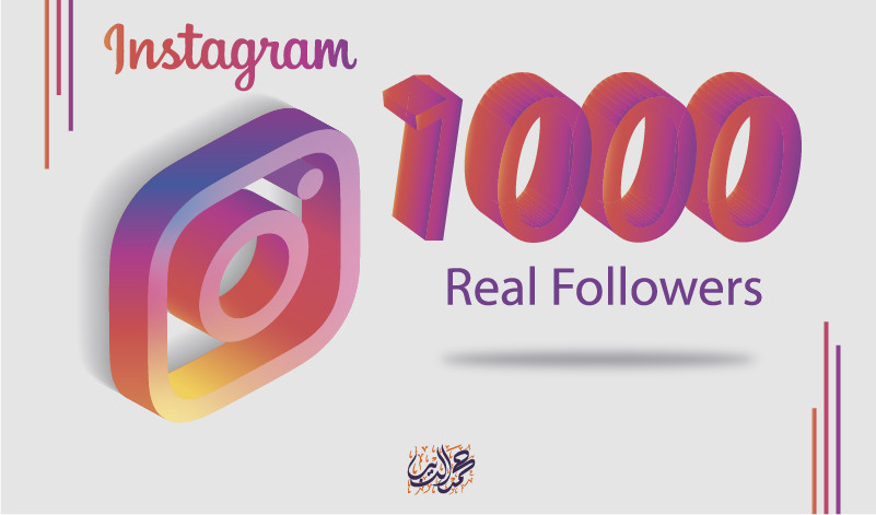 ب 5$ فقط زيادة 1000 متابع حقيقي لانستجرام.