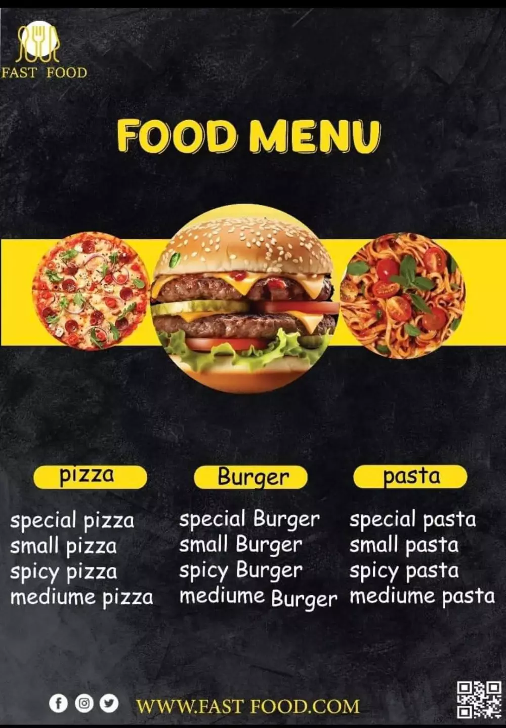 تصميم منيو احترافي للمطاعم والكافيهات بجودة عالية