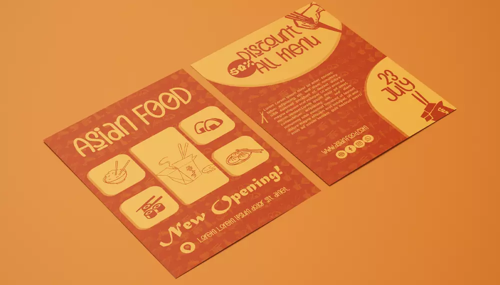 تصميم فلاير إعلاني احترافي يجذب الانتباه