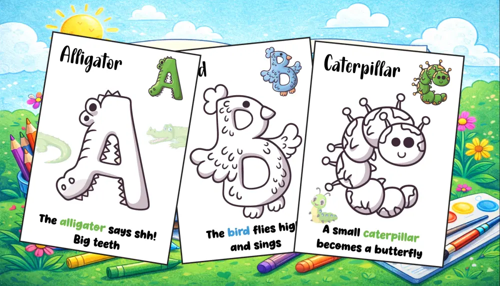 تصميم و ابتكار كتب تلوين تعليمية مخصصة لكل الأنشطة