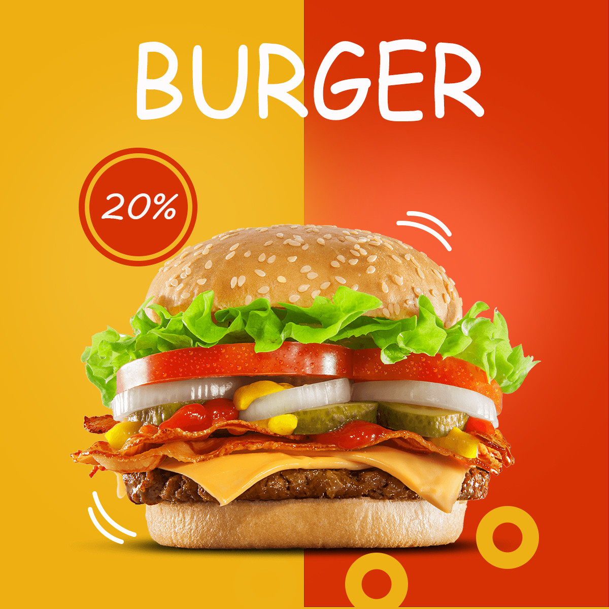 تصميم منشورات سوشيال ميديا تسويقية ( بانرات اعلانية)