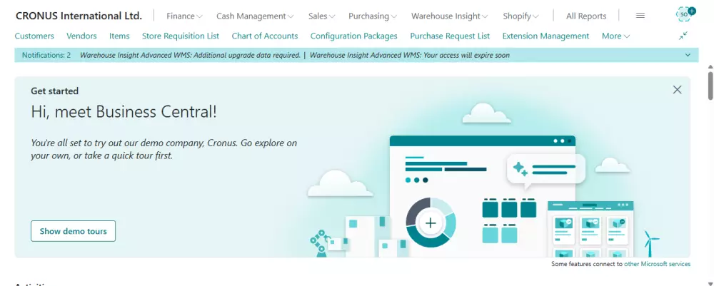 تخصيص وحل مشاكل Microsoft Dynamics 365 Business Central