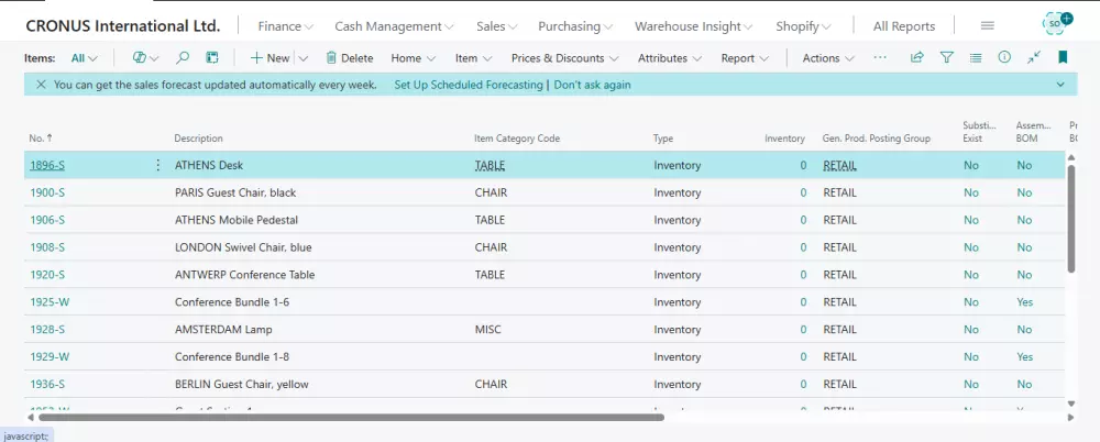 تخصيص وحل مشاكل Microsoft Dynamics 365 Business Central