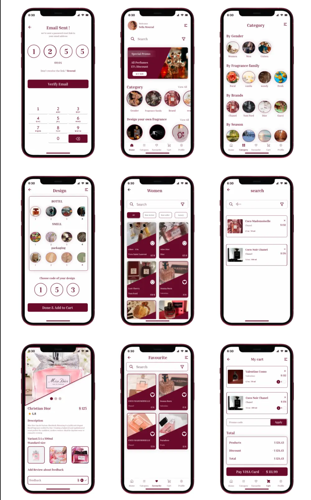 تصميم UI/UX Design للمواقع و تطبيقات الهواتف