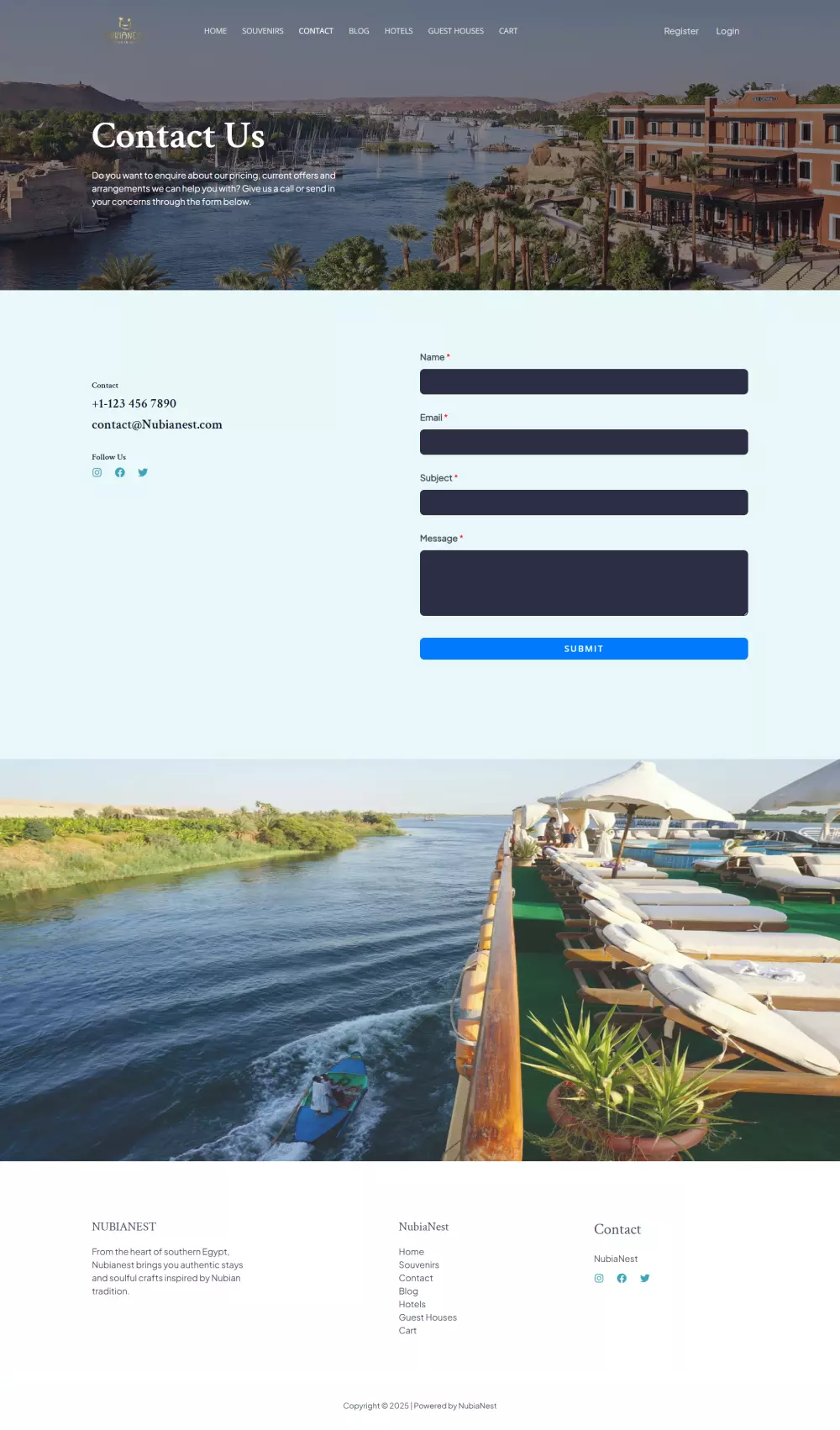 تصميم موقع سياحي احترافي بالوردبريس للترويج للوجهات والفنادق