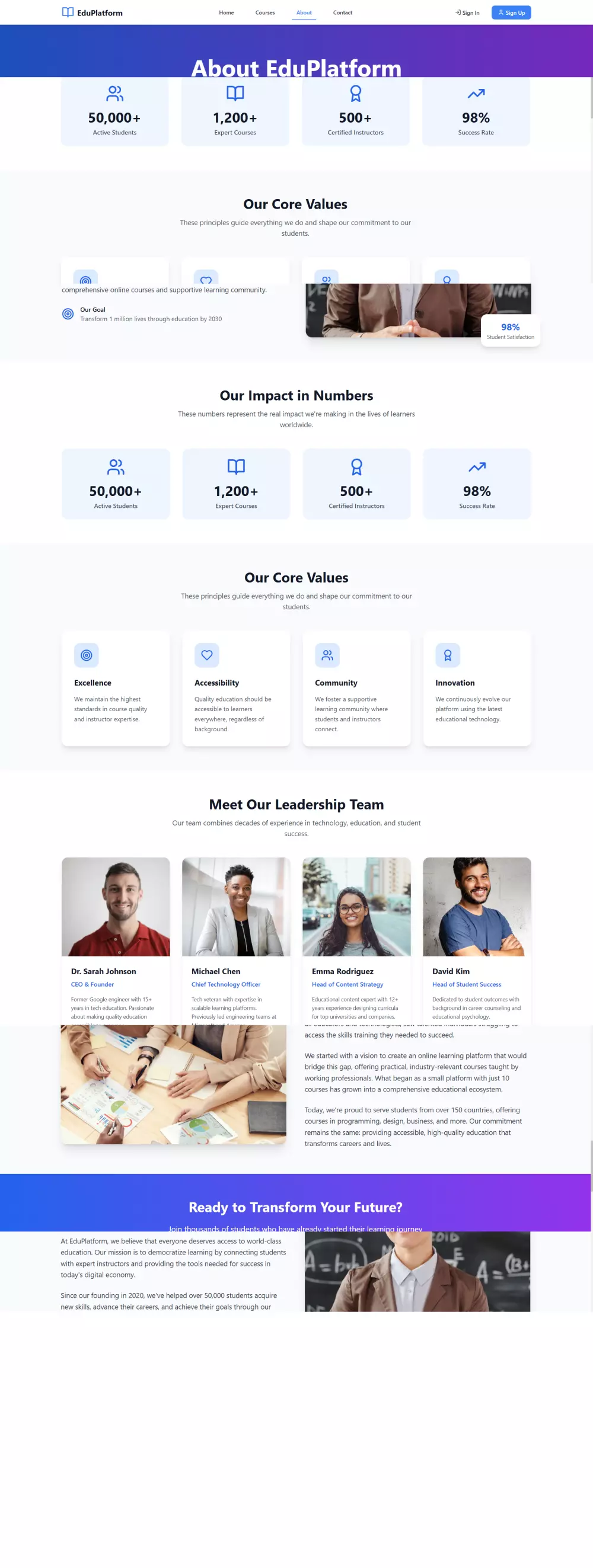 تصميم وتطوير منصة تعليمية احترافية شبيهة بـ Udemy وCourse