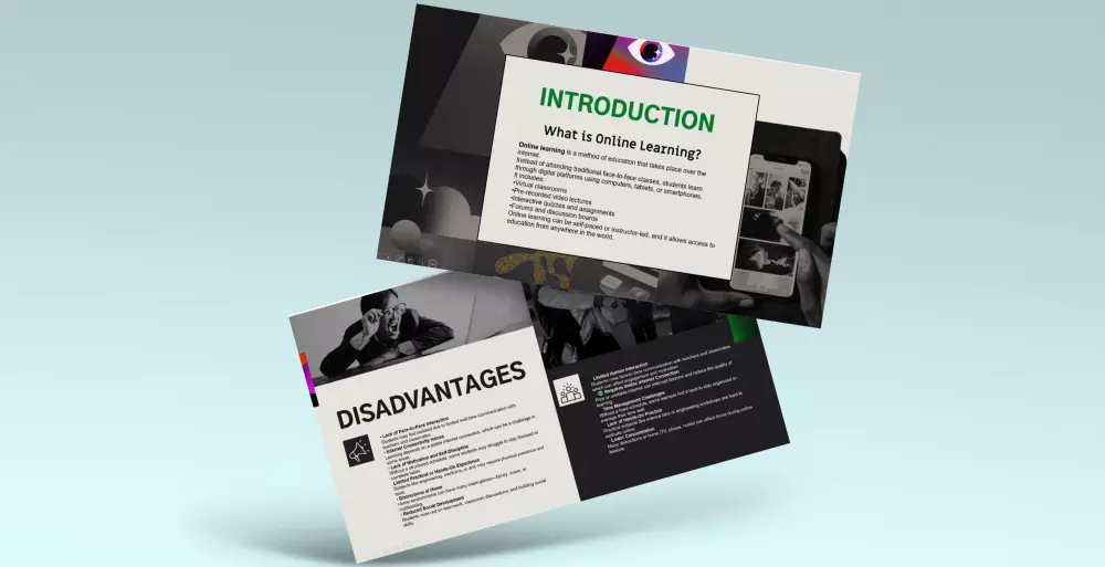 تصميم باوربوينت احترافي مناسب للموضوع المطلوب