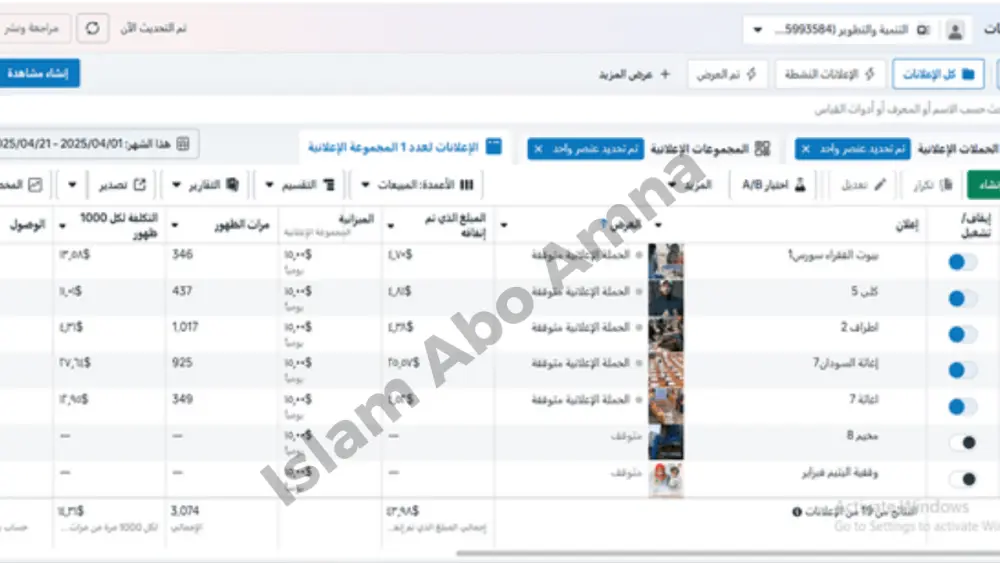 حملات اعلانية ممولة على فس بوك بطريقة احترافية