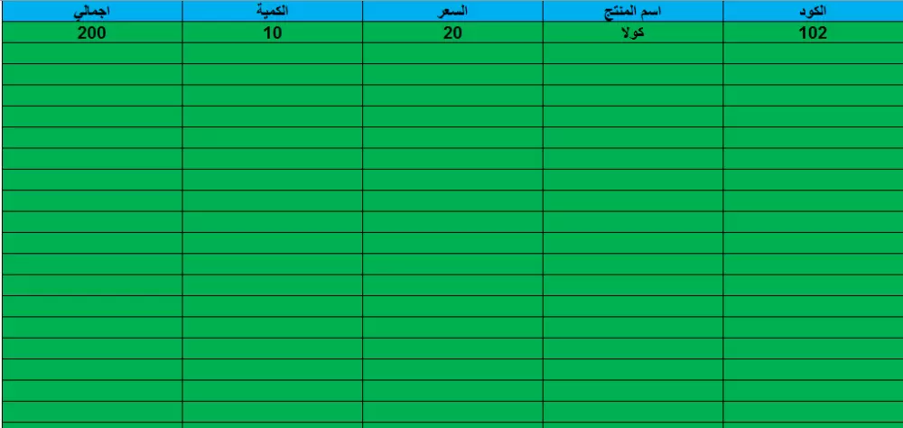 نموزج كاشير متوسط