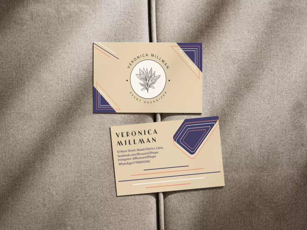 تصميم مميز لبطاقات الأعمال