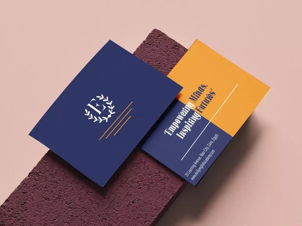 تصميم مميز لبطاقات الأعمال