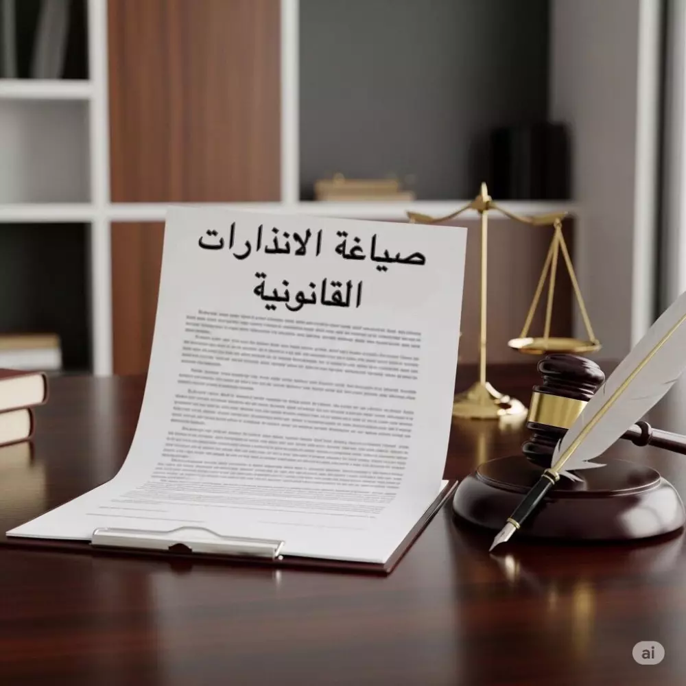 صياغة الإنذارات القانونية الاحترافية بجميع أنواعها (مدنية – تجارية – إدارية)