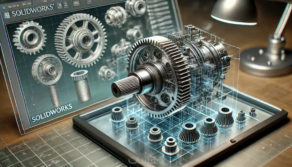 تصميم منتجات على Solidworks للطباعة او التصنيع ورسم هندسي