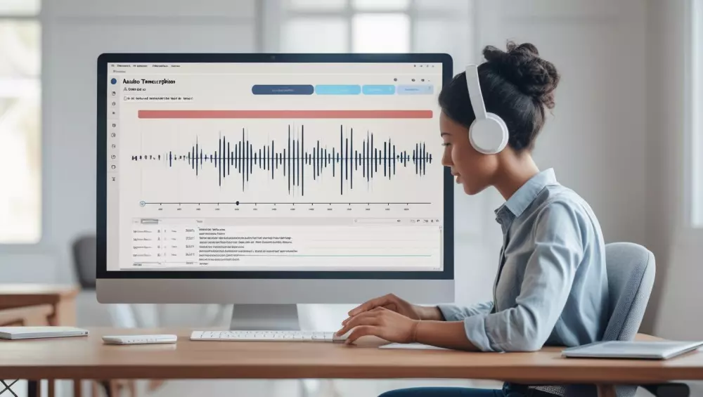 تفريغ الملفات الصوتيه  أو الفيديو إلى نص مكتوب بالعربية بدقة واحترافية