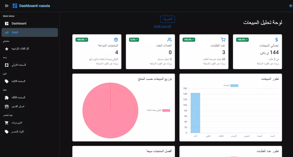 تصميم وتطوير مواقع إلكترونية وصفحات هبوط احترافية باستخدام React وNext.js