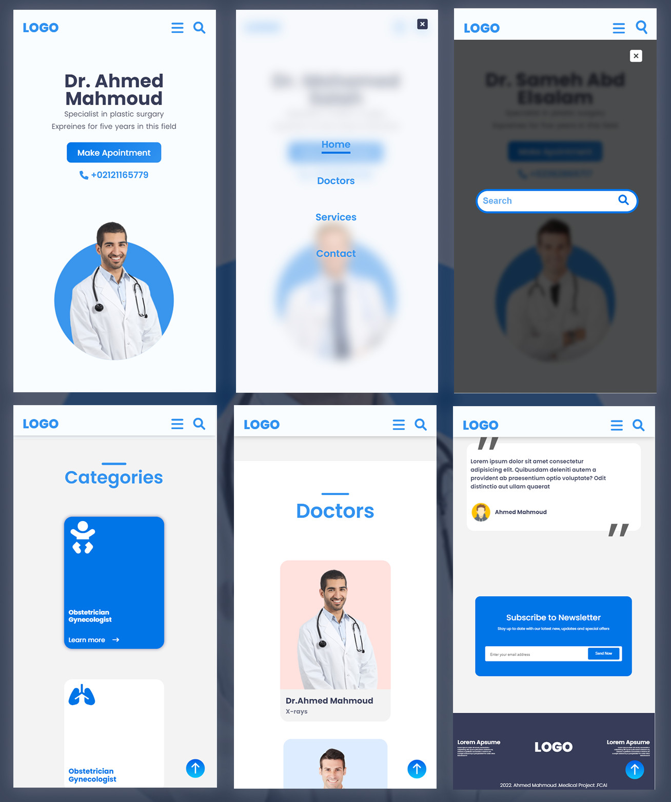 تحويل تصميم إلي صفحة ويب متجاوبة مع جميع الشاشات