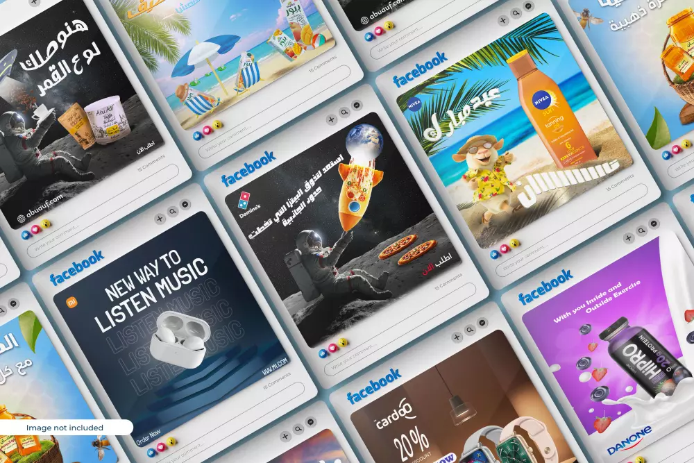 تصميم اعلانات سوشال ميديا احترافية