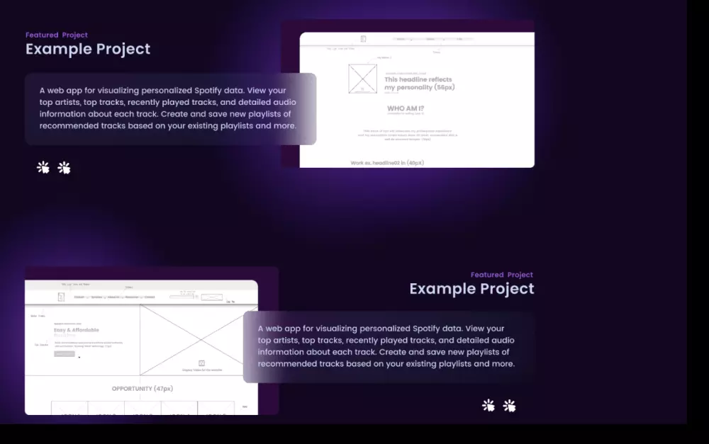 عمل portfolio , github readme file مخصصة لمعلومات ال cv