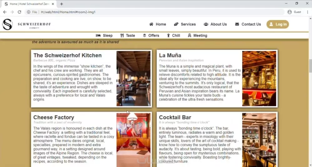 تصميم و تطوير موقع حجز فنادق