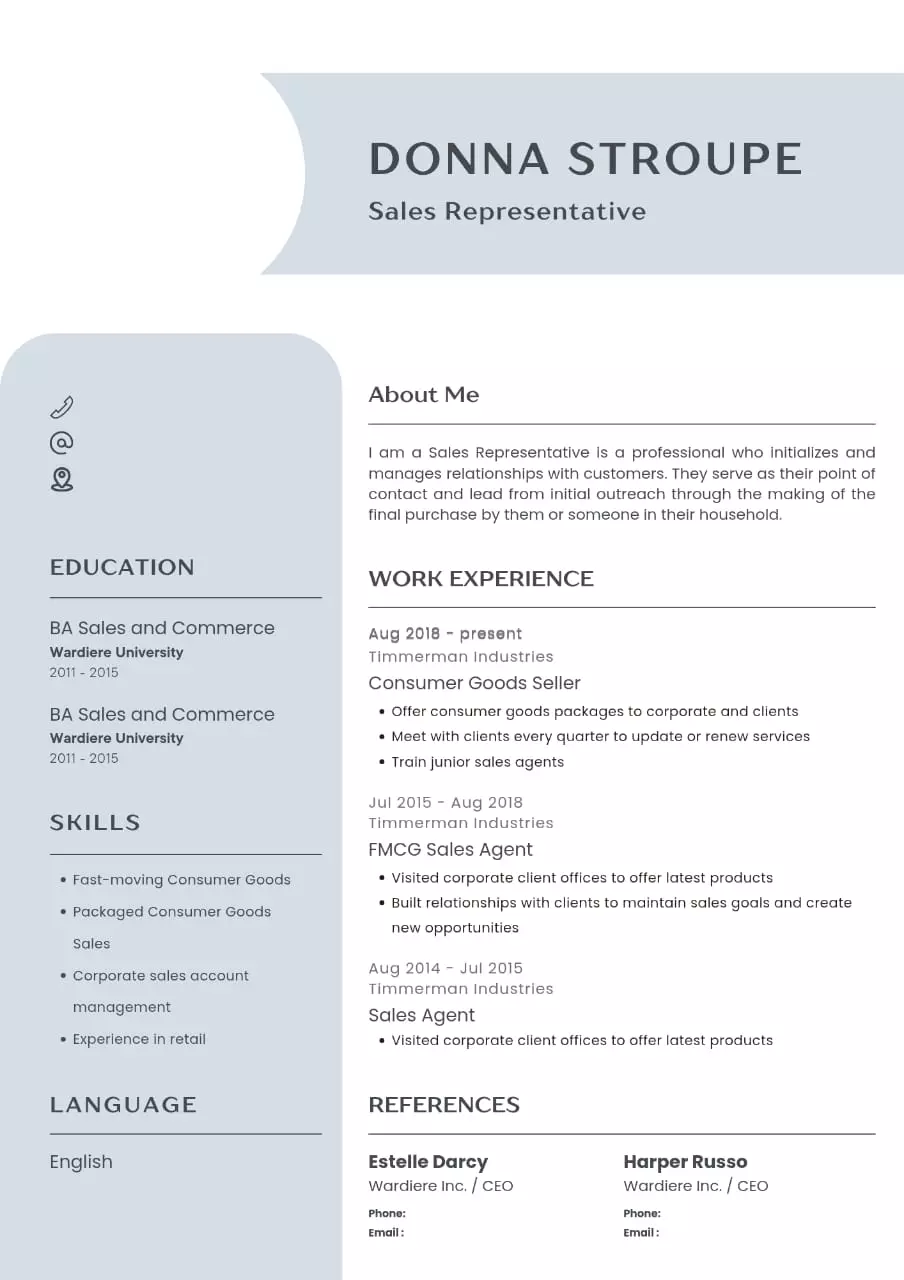 تصميم CV /Resume