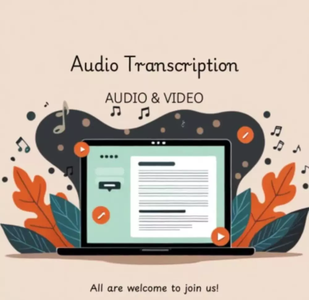 "تفريغ صوتي إلى نص بدقة واحترافية"