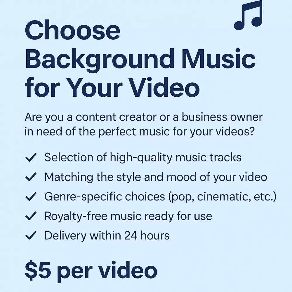Choose Background Music for Your Video