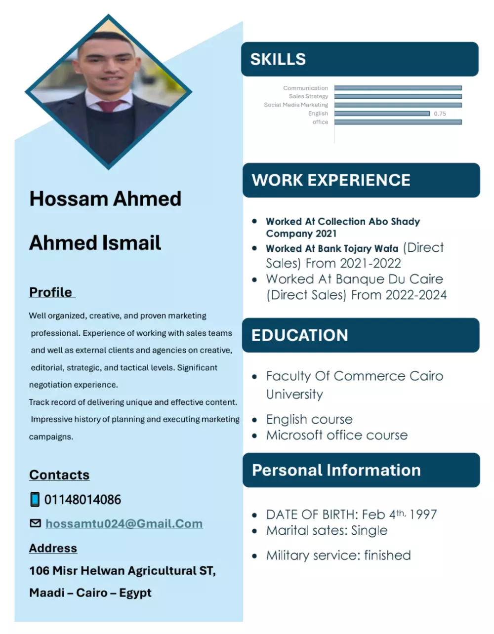 عمل سيرة ذاتية احترافية