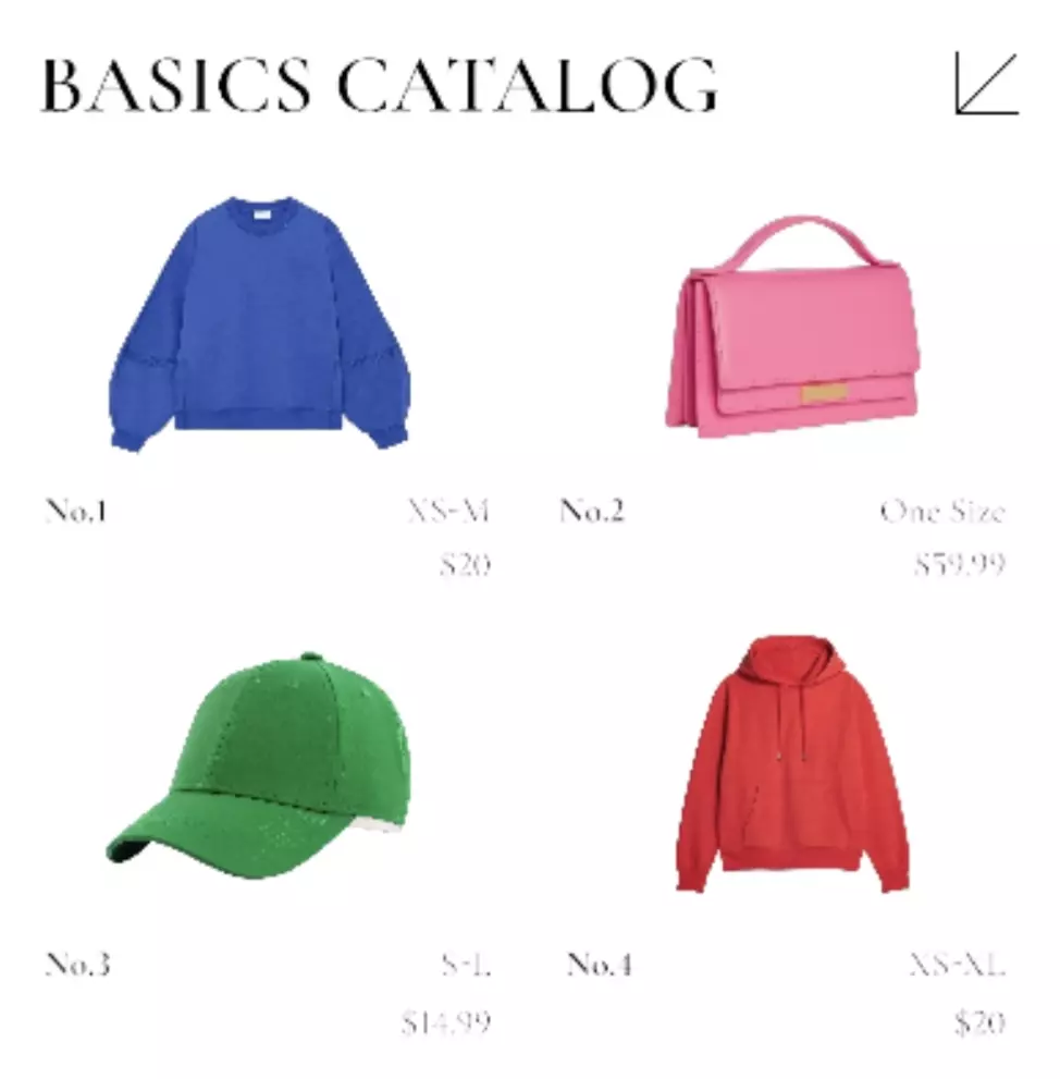 تصميم كتالوج لمنتجات مختلفة