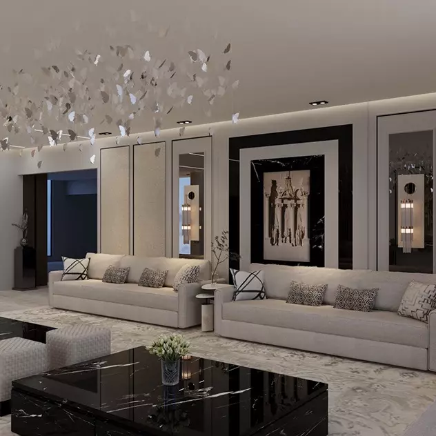 تصميم معماري و واجهات خارجية و تصميم داخلي وحصر كميات