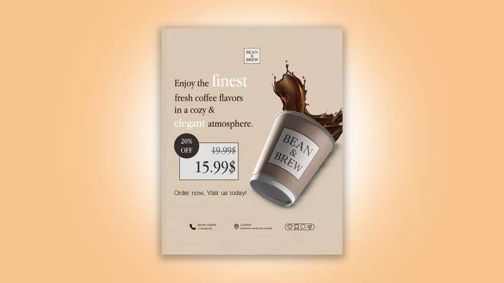 تصميم منشورات احترافية لوسائل التواصل الاجتماعي