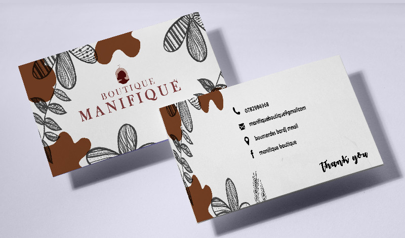 تصميم بطاقة أعمال business card