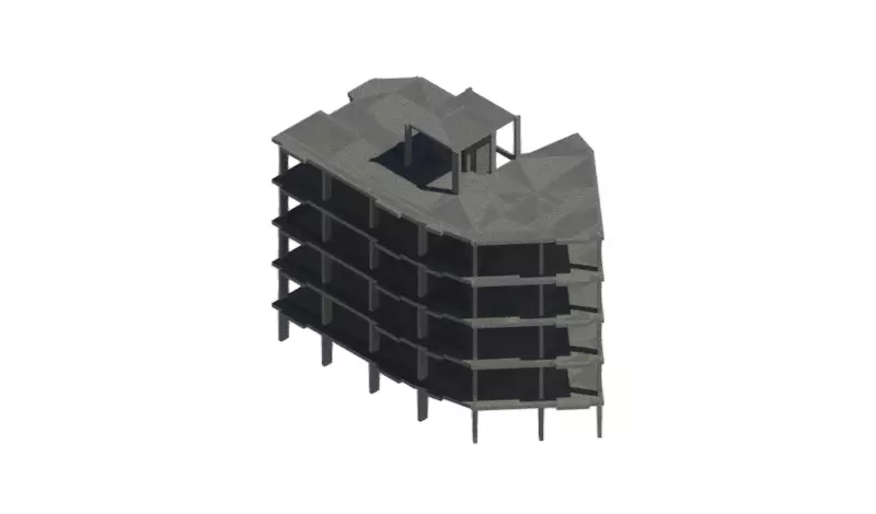 النمذجة على برنامج النمذجة ثلاثية الأبعاد Revit