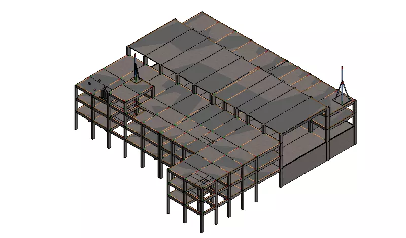 النمذجة على برنامج النمذجة ثلاثية الأبعاد Revit