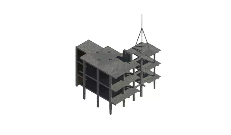 النمذجة على برنامج النمذجة ثلاثية الأبعاد Revit