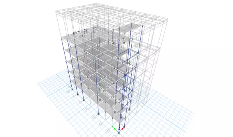 النمذجة على برنامج التحليل الإنشائي ETABS