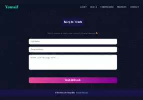 إنشاء موقع شخصي (Portfolio) متكامل للعملاء والشركات