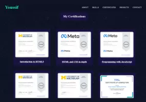 إنشاء موقع شخصي (Portfolio) متكامل للعملاء والشركات