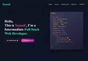 إنشاء موقع شخصي (Portfolio) متكامل للعملاء والشركات