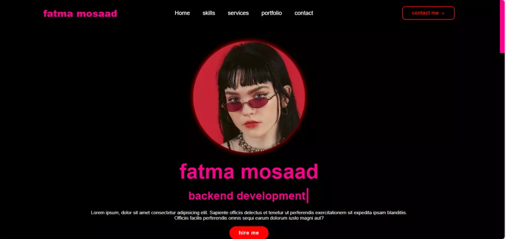 تصميم واجهات مواقع احترافية باستخدام HTML وCSS وJavaScript