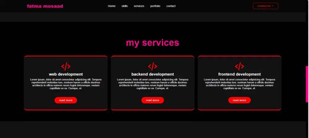 تصميم واجهات مواقع احترافية باستخدام HTML وCSS وJavaScript