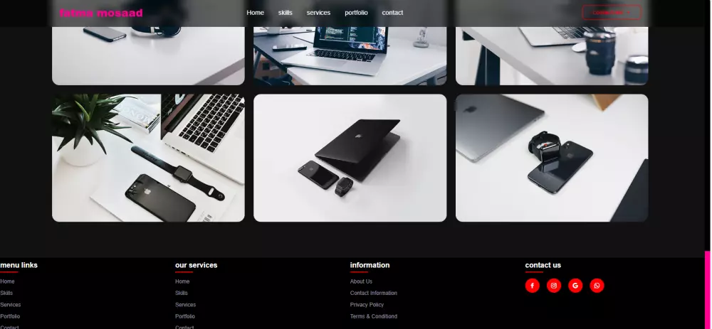 تصميم واجهات مواقع احترافية باستخدام HTML وCSS وJavaScript