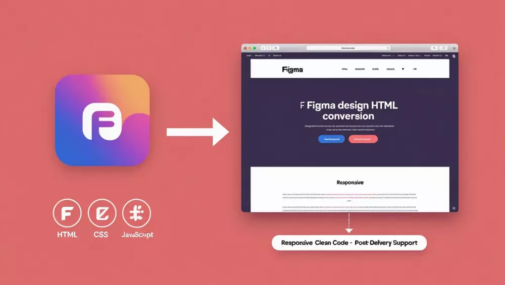 تحويل تصميم Figma إلى صفحة ويب متجاوبة باستخدام HTML وCSS وJavaScript